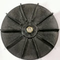 Fan for cooling the motor of the scrubbing machine