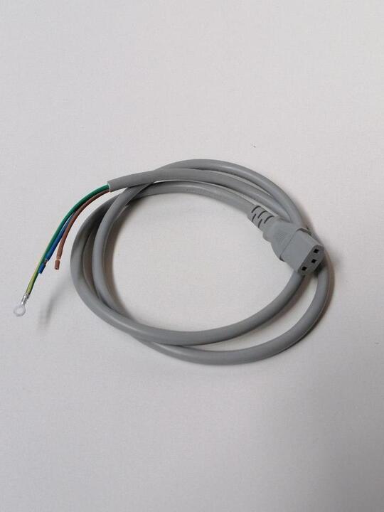 Interconnecting cable and plug for the scrubbing machine