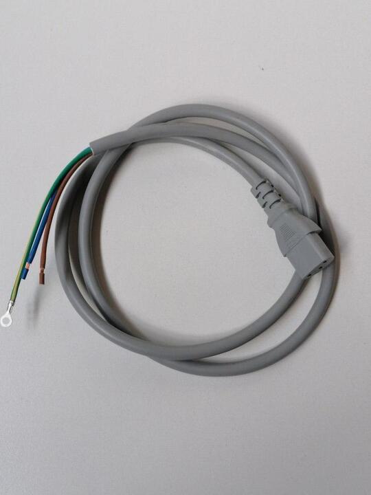 Interconnecting cable and plug for the scrubbing machine