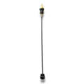 Tap and rod with handle for the scrubbing machine tank