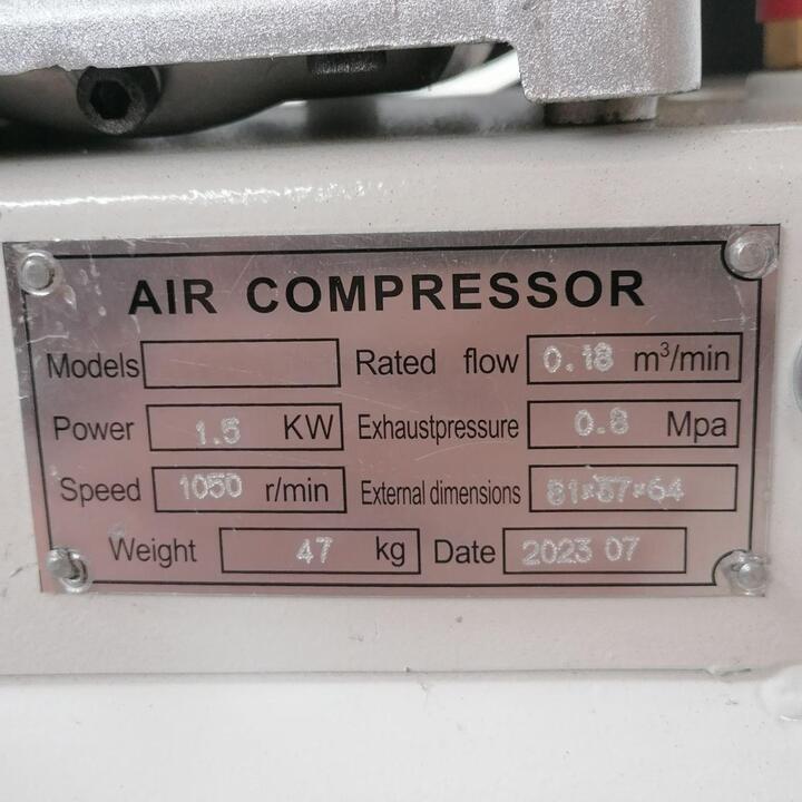 Belt-driven Compressor with 50 liter capacity