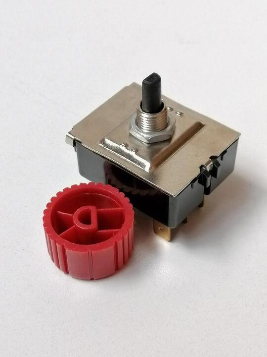 Switch for the plastic blower
