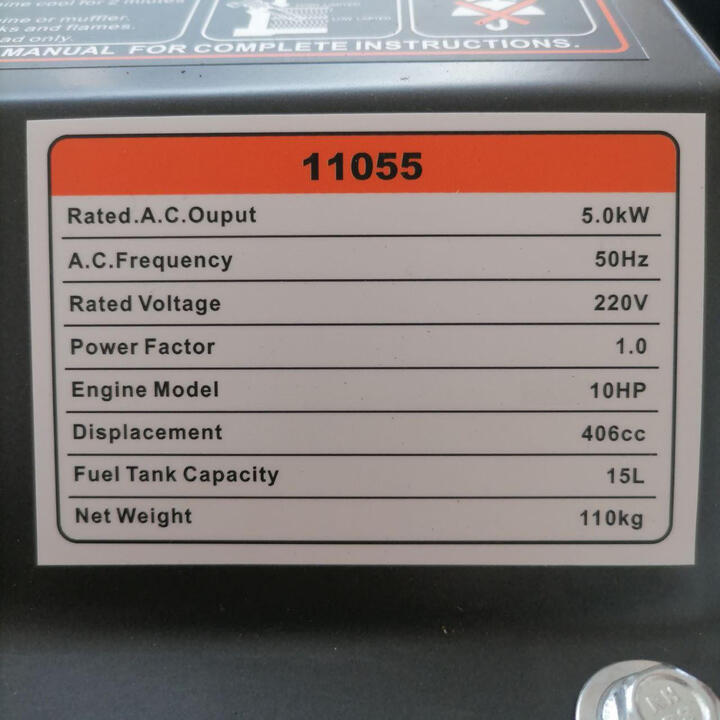 Generator 5kW Diesel With Electrical Start