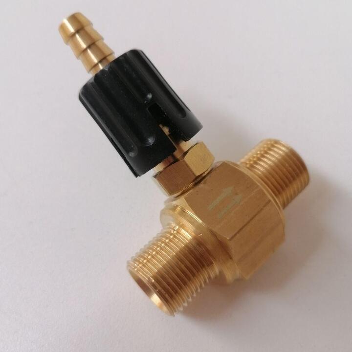 Adjustable Chemical Injector with 3/8" male thread