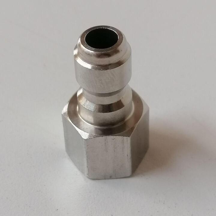 Stainless Steel Quick connector male 1/4" to 1/4" Female thread