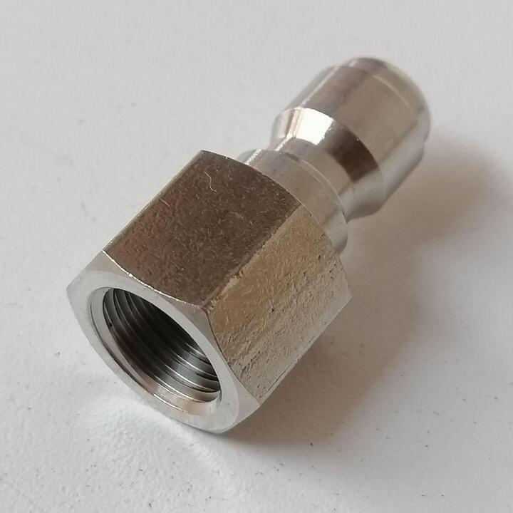Stainless Steel Quick connector male 1/4" to 1/4" Female thread