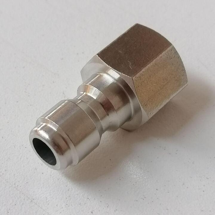 Stainless Steel Quick connector male 1/4" to 1/4" Female thread