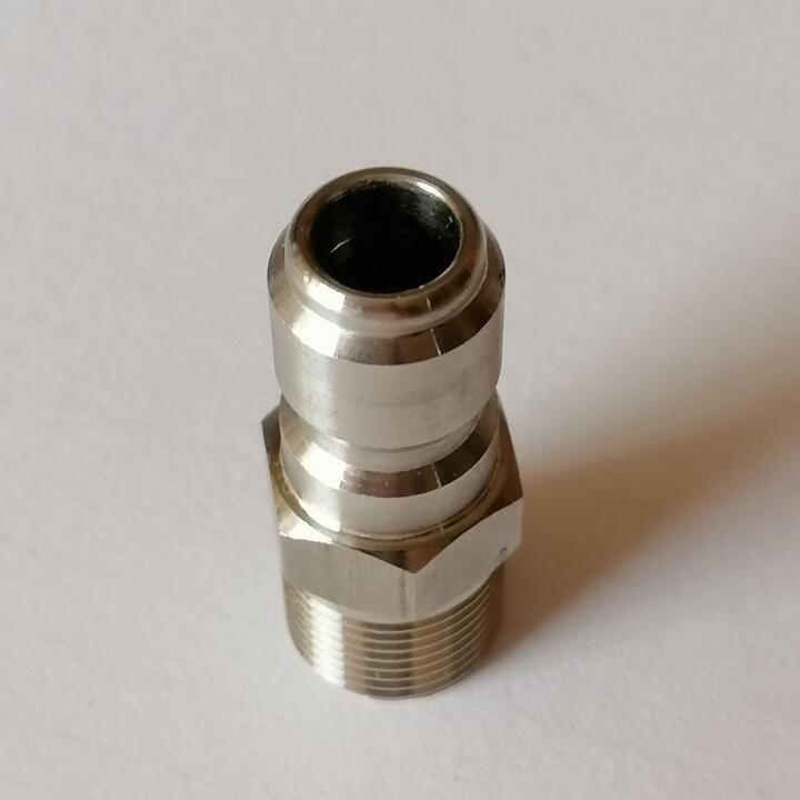 Male - 3/8" Male High-Pressure Quick Connector