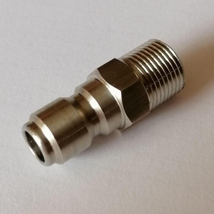 Male - 3/8" Male High-Pressure Quick Connector