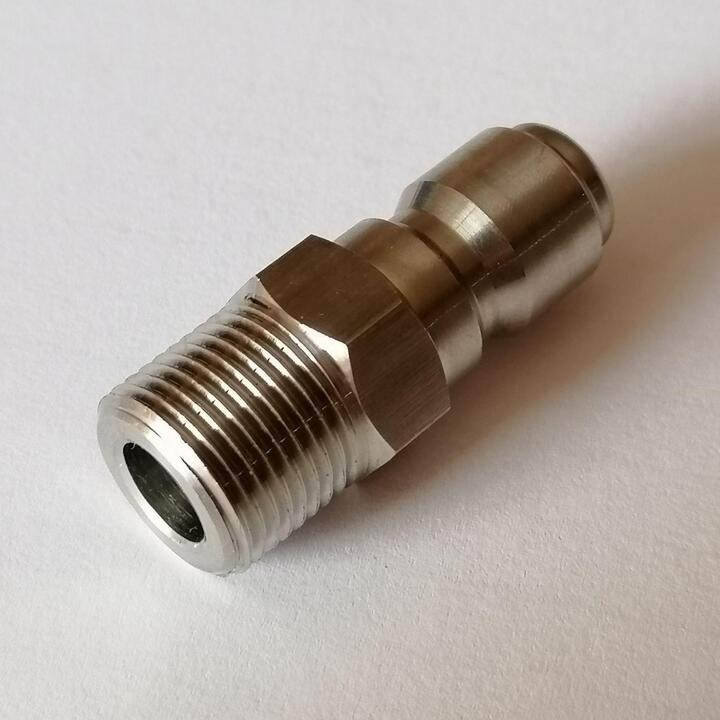 Male - 3/8" Male High-Pressure Quick Connector