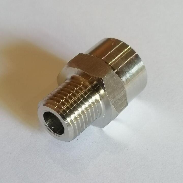 3/8" Female - 1/4" Male High Pressure Connector