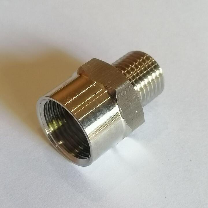3/8" Female - 1/4" Male High Pressure Connector