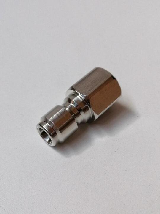 Quick connector male - 3/8" female for the high-pressure