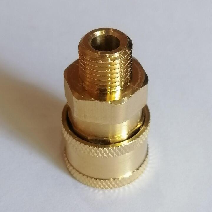Quick Connector Female 1/4" to 1/4" Male thread