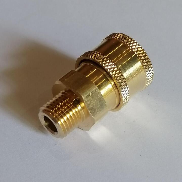 Quick Connector Female 1/4" to 1/4" Male thread