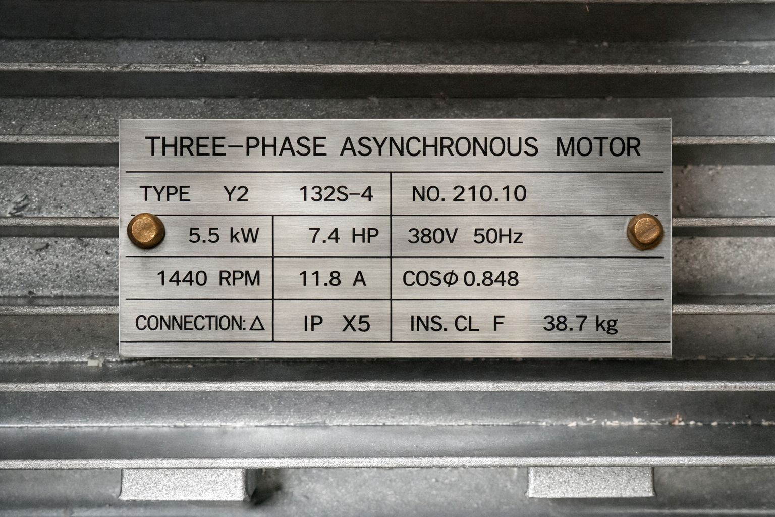 5.5kW Motor For The High-Presure