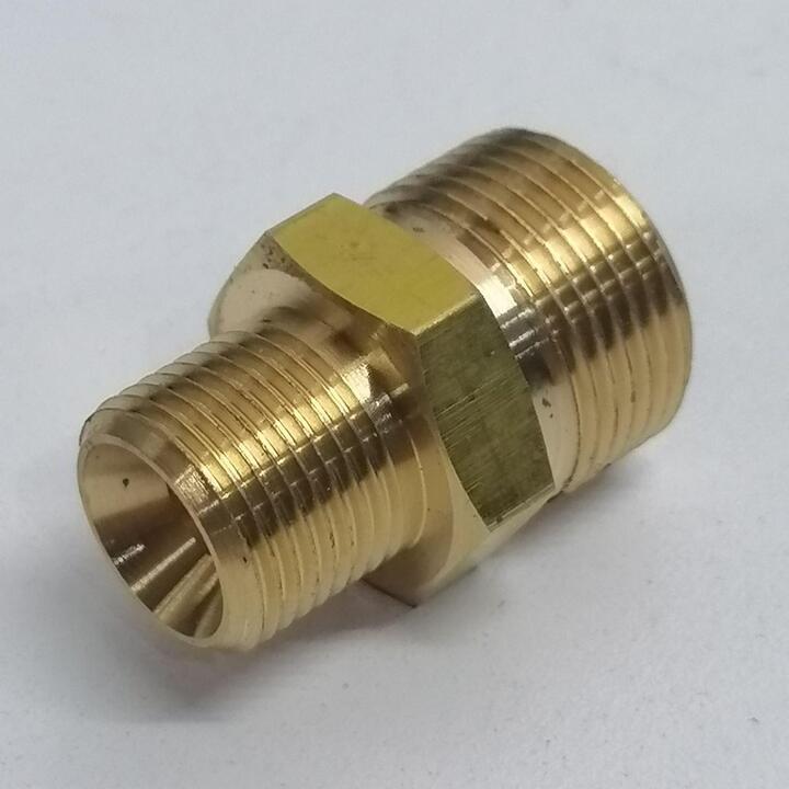 M22 Male to 3/8" Male adapter