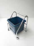 20L Blue Buckets With Steel Frame Trolley