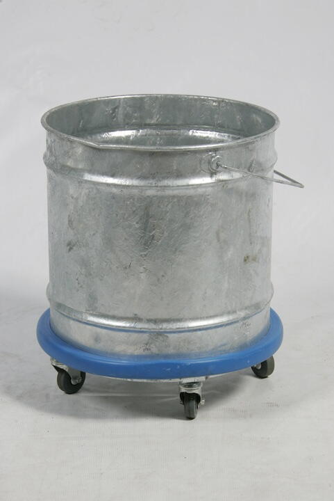 28L bucket steel trolley