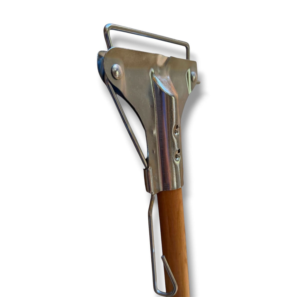 Fan Mop Clip & Wooden Stick