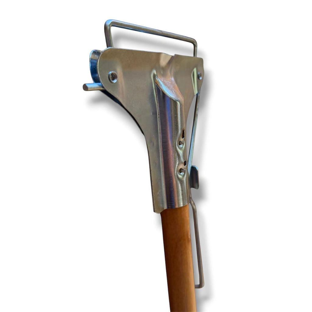 Fan Mop Clip & Wooden Stick