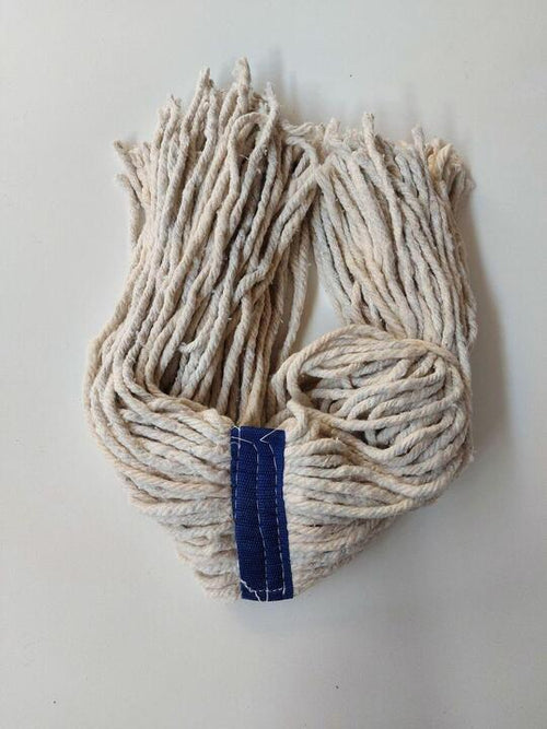 400g Fan Mop Head - Blue Strip