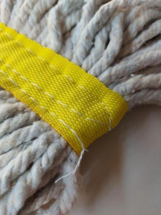 400g Fan Mop Head - Yellow Strip