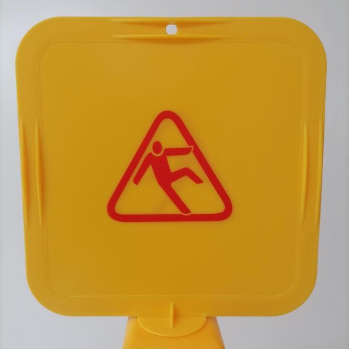 Large Triangular Cone Wet Floor Sign