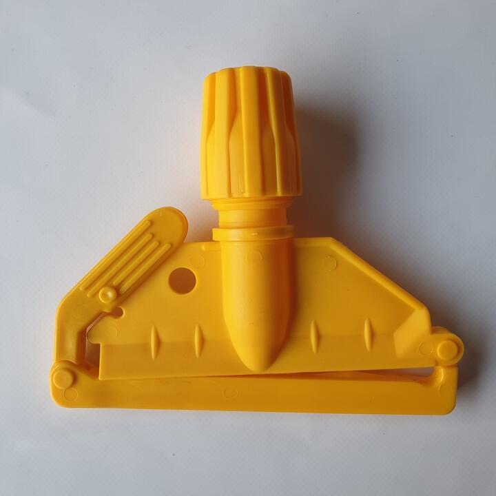 Plastic mop clips - yellow