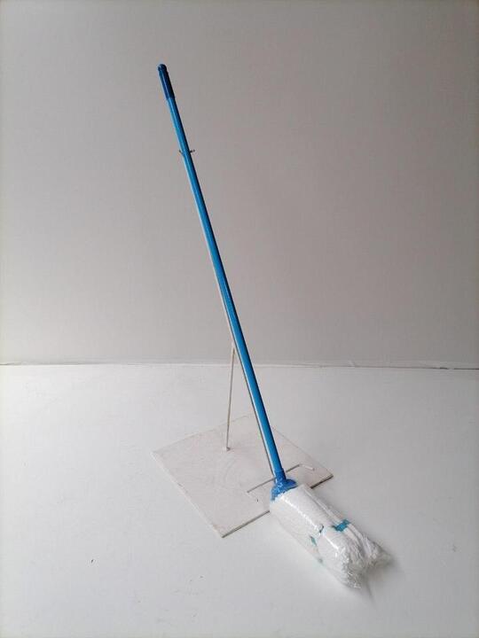 Round Microfibre Mop - Blue