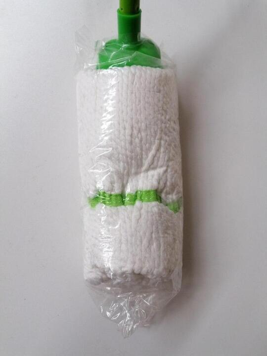 Round microfibre mop - green