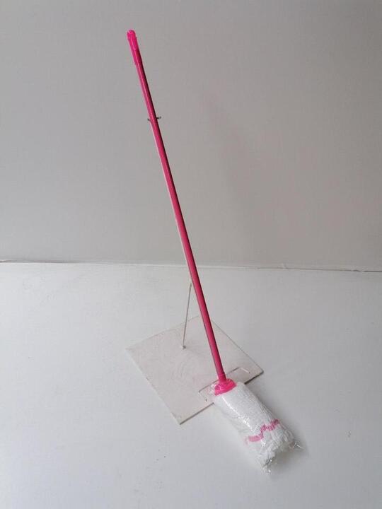 Round microfibre mop - pink
