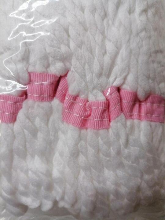 Round microfibre mop - pink