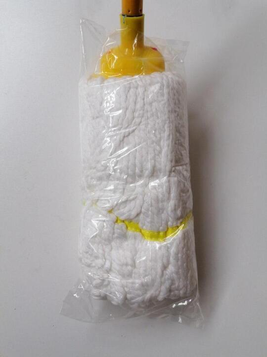 Round microfibre mop - yellow
