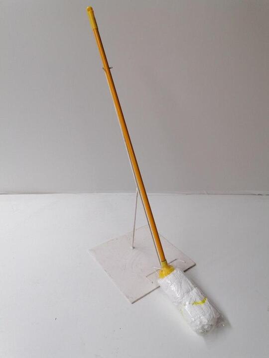 Round microfibre mop - yellow