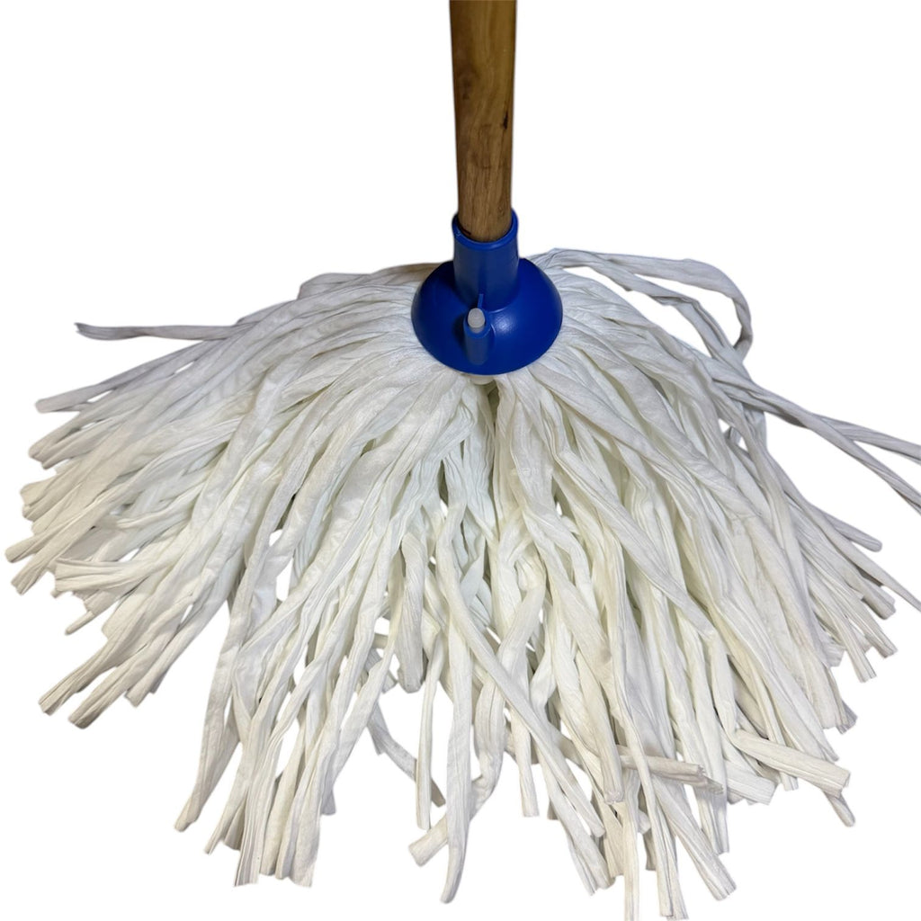 Hygienic fan mop - complete blue