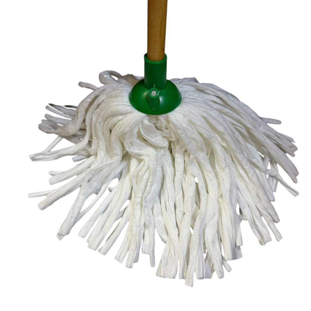 Hygienic fan mop - complete green