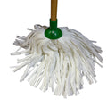 Hygienic fan mop - complete green