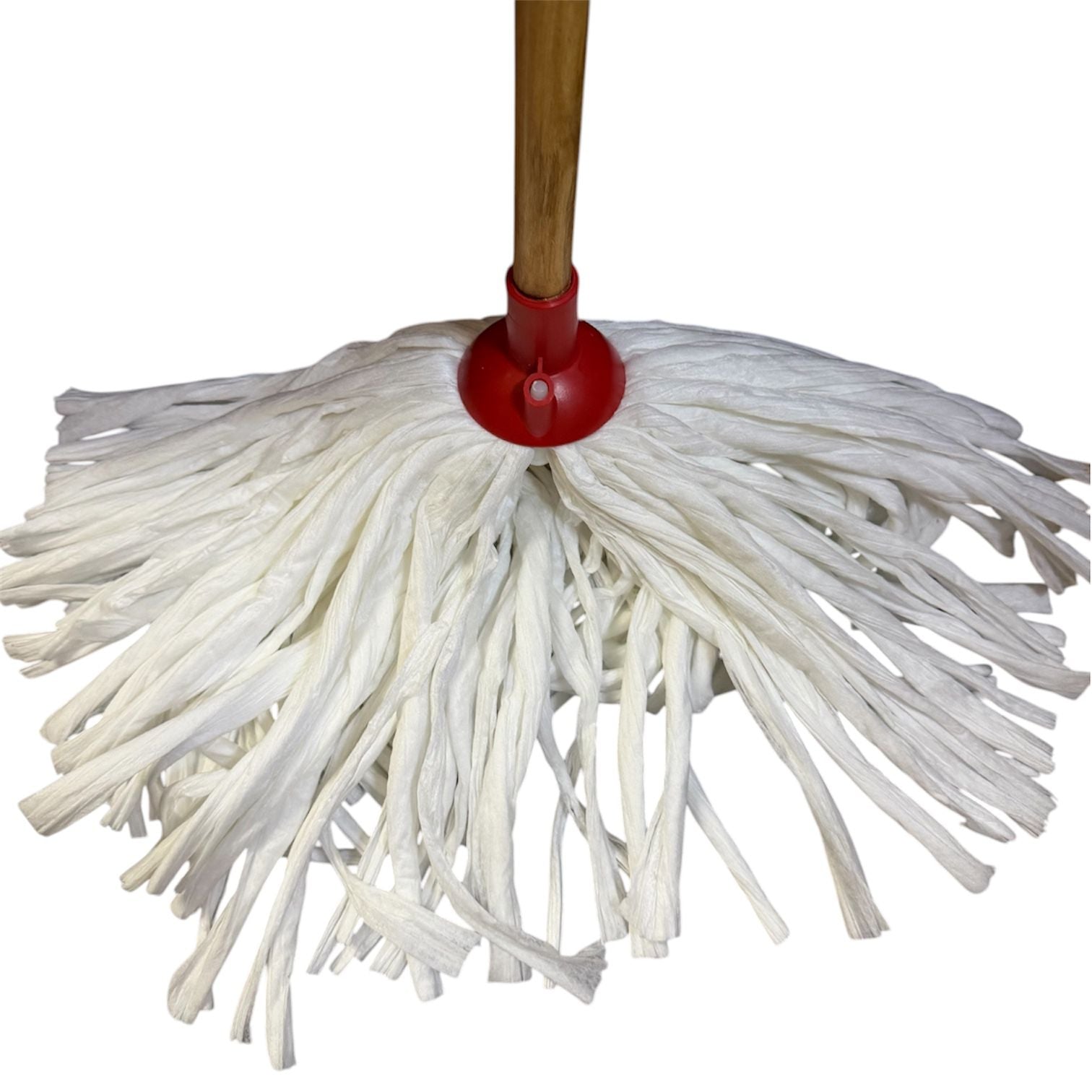 Hygienic fan mop - complete red