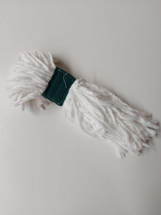Hygienic fan mop - head only green