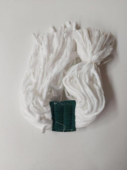 Hygienic fan mop - head only green