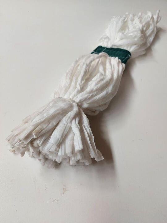 Hygienic fan mop - head only green
