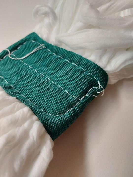 Hygienic fan mop - head only green