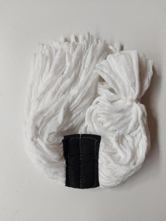 Hygienic fan mop - head only black