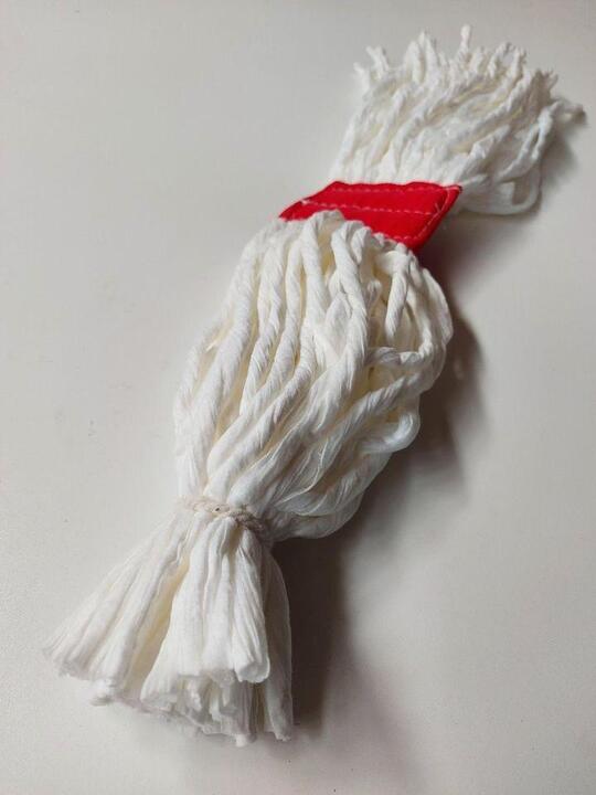 Hygienic fan mop - head only red
