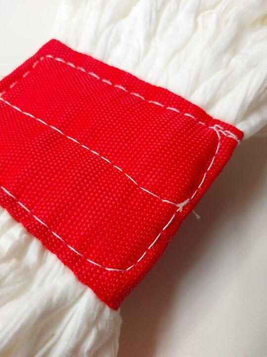 Hygienic fan mop - head only red