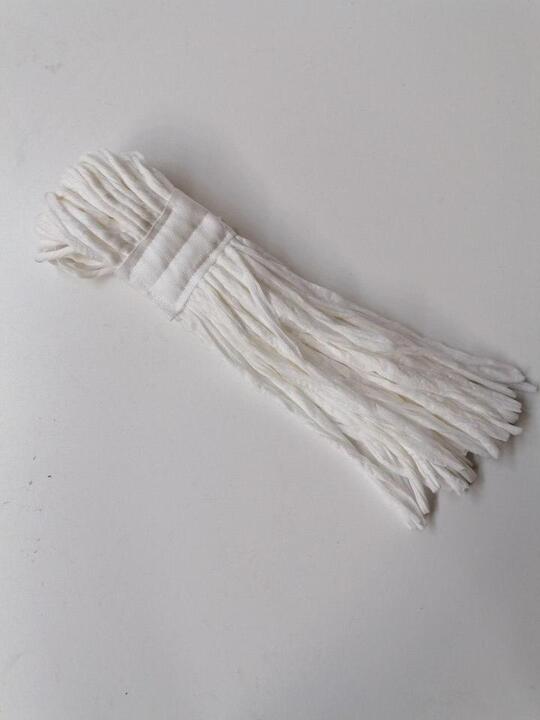 Hygienic fan mop - head only white