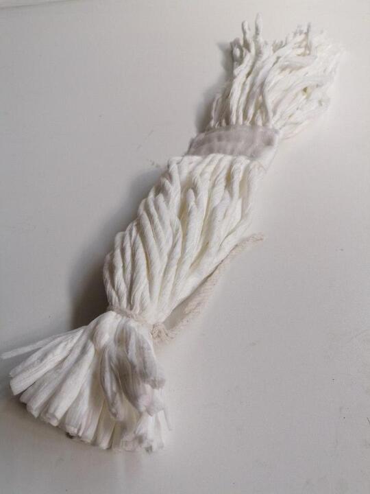 Hygienic fan mop - head only white