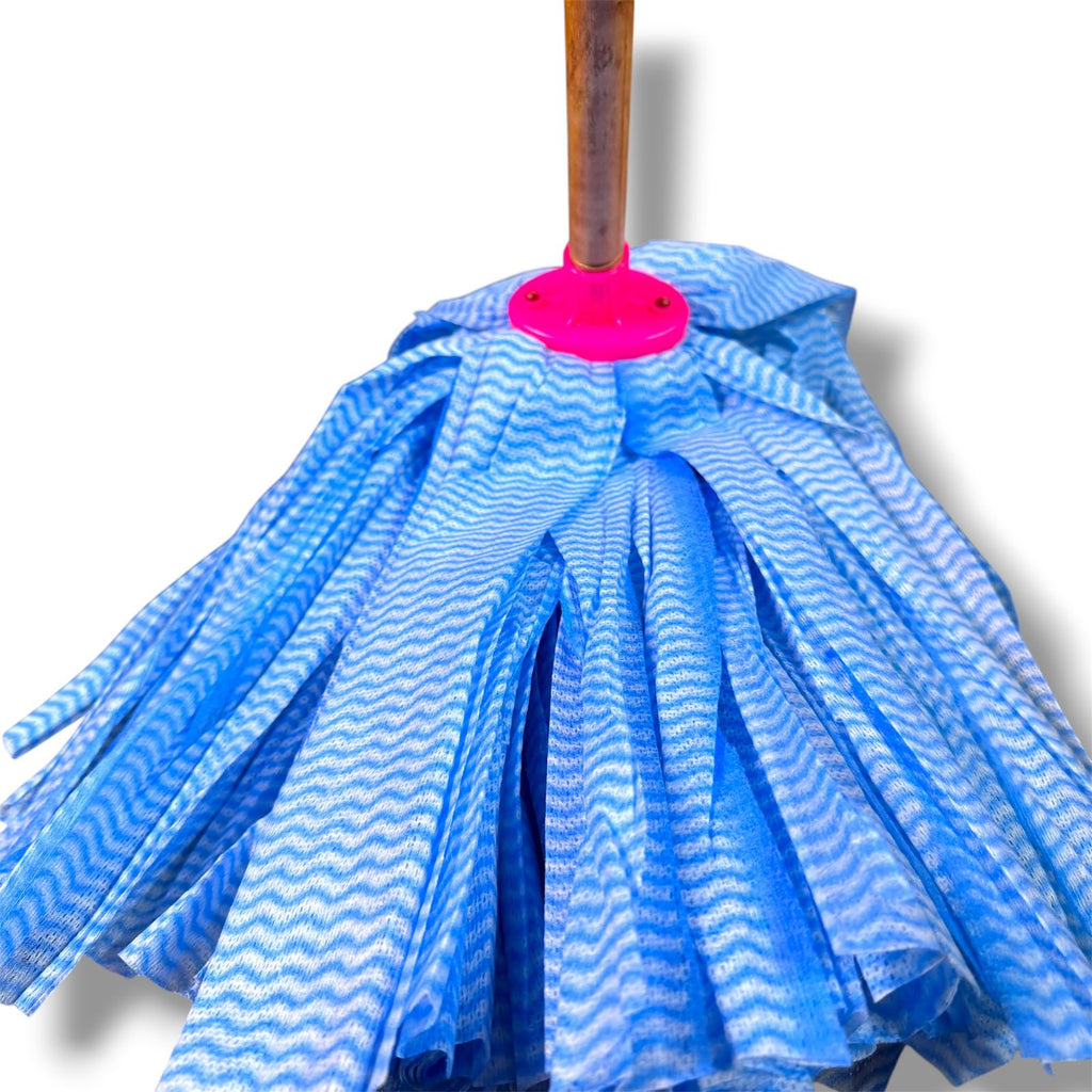 MOP ROUND SPUNLACE - COMPLETE BLUE