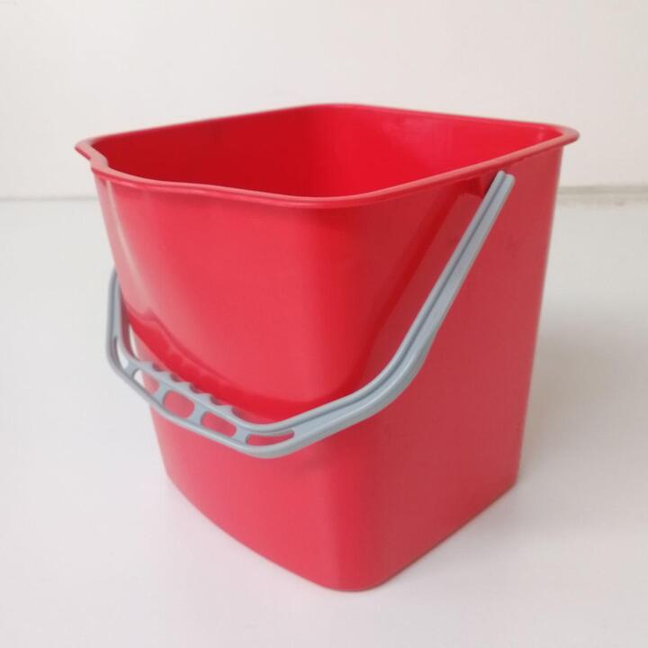 Bucket for trolleys 25L Red